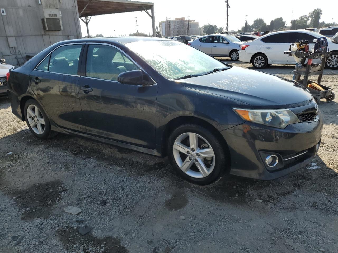 2014 Toyota Camry VIN 4T1BF1FK4EU317524 Copart auction photo, side / rear end damage thumbnail 4