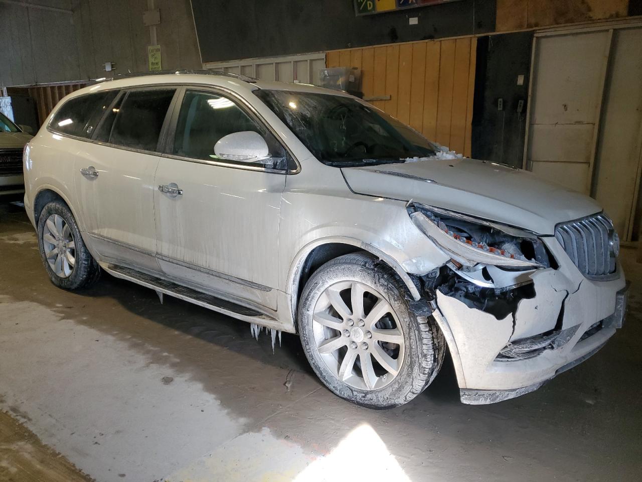 2015 Buick Enclave VIN 5GAKVCKD3FJ295434 Copart auction photo, front end / mechanical damage thumbnail 4