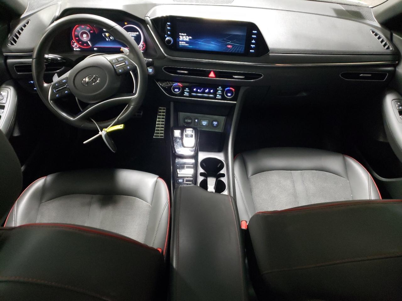 2021 Hyundai Sonata VIN 5NPEJ4J29MH122021 Copart auction photo, front end damage thumbnail 8