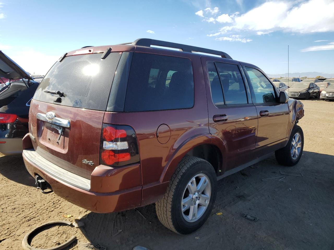 2010 Ford Explorer VIN 1FMEU7DE5AUB13912 Copart auction photo, front end damage thumbnail 3