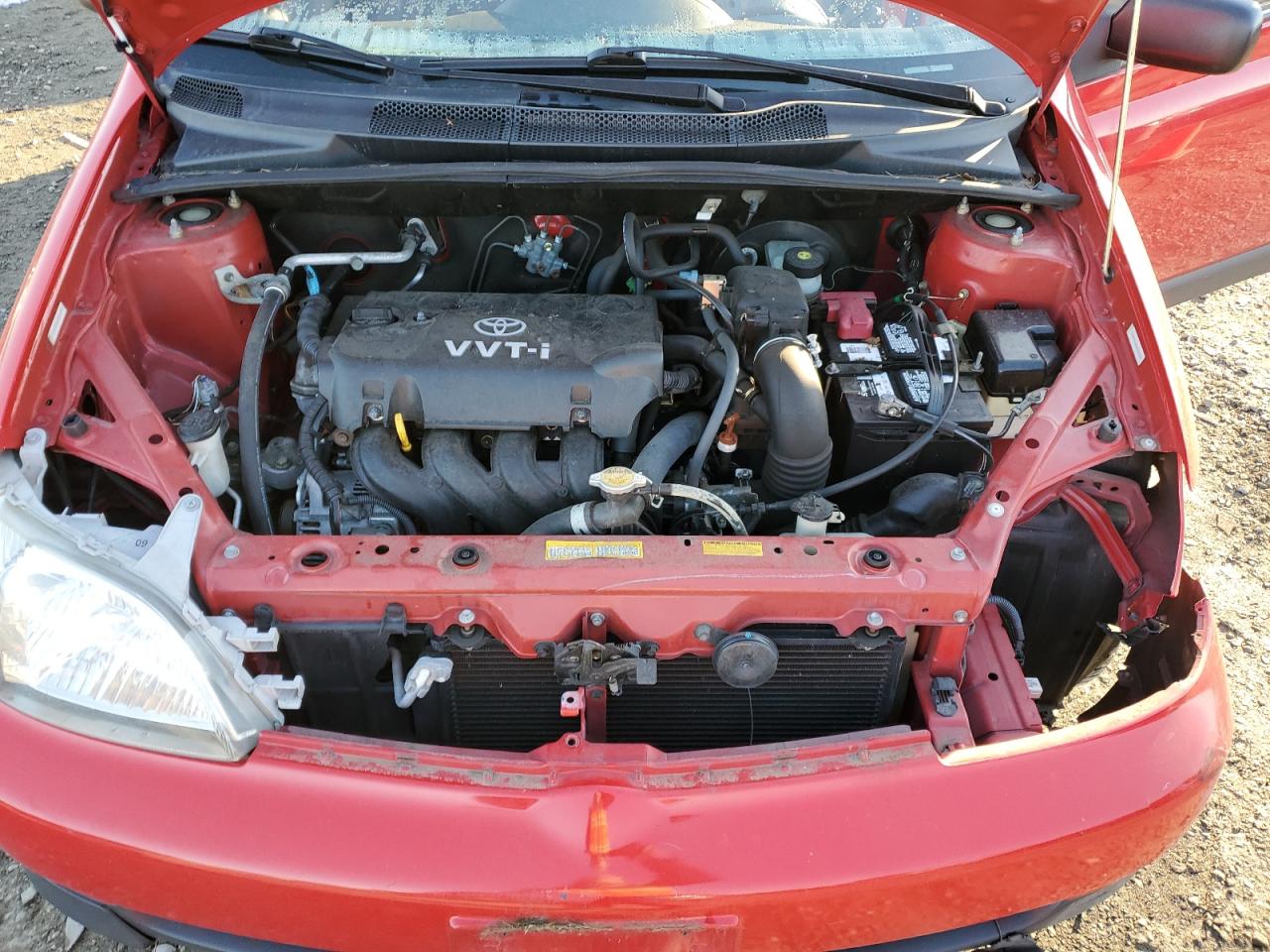 2001 Toyota Echo VIN JTDBT123410131771 Copart auction photo, front end / rear end damage thumbnail 11