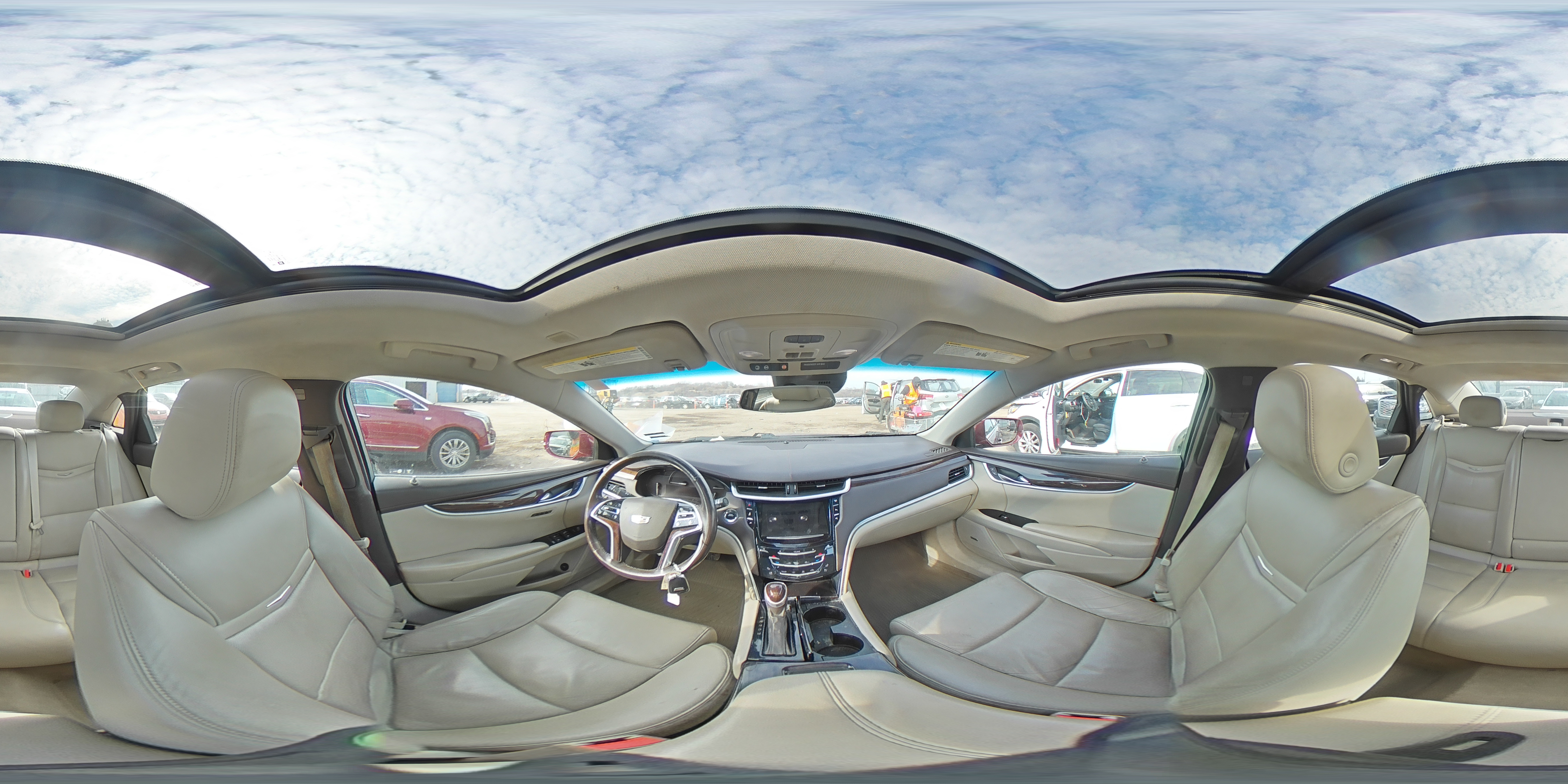 2017 Cadillac XTS VIN 2G61M5S38H9119951 Copart auction photo, front end / side damage thumbnail 14