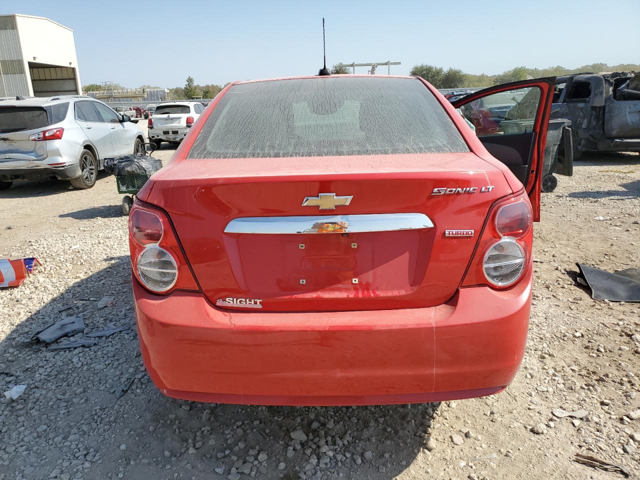 2016 Chevrolet Sonic VIN 1G1JD5SB6G4181377 Copart auction photo, side damage thumbnail 6