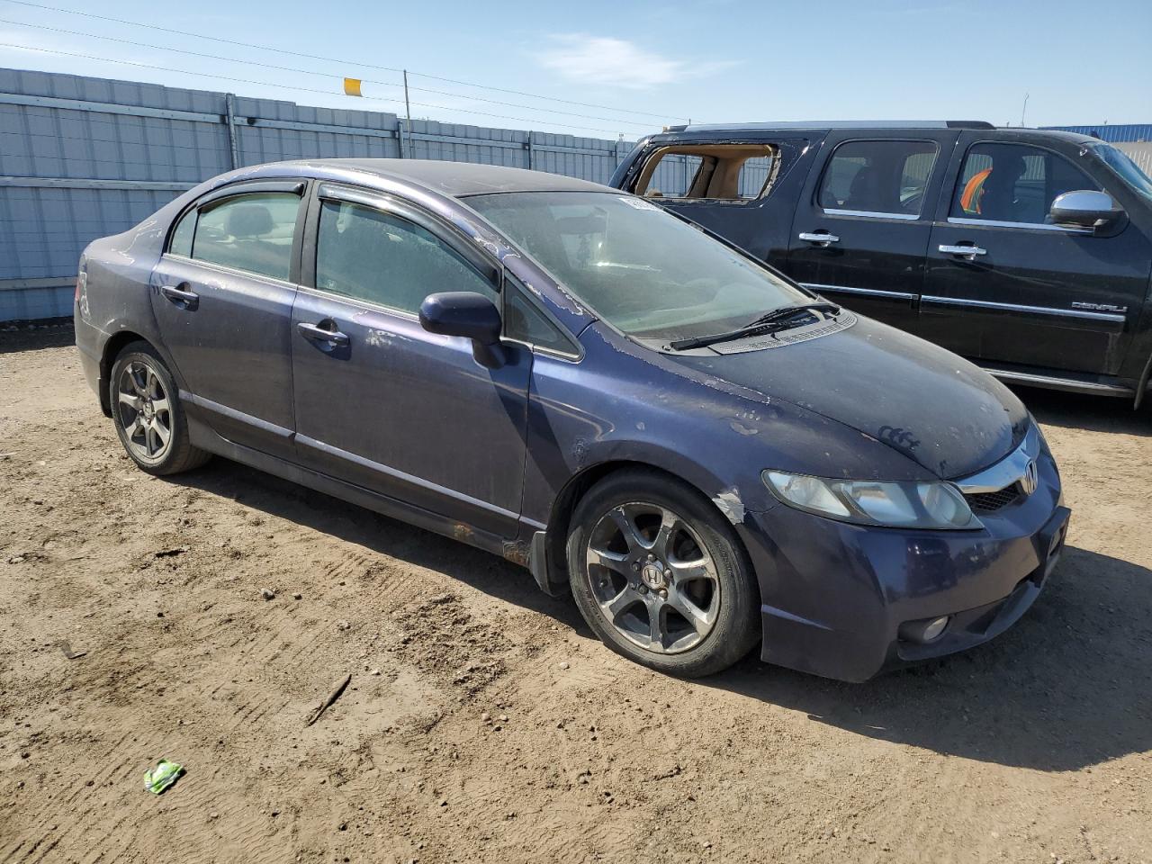 2009 Honda Civic VIN 19XFA16599E030862 Copart auction photo, minor dent/scratches damage thumbnail 4