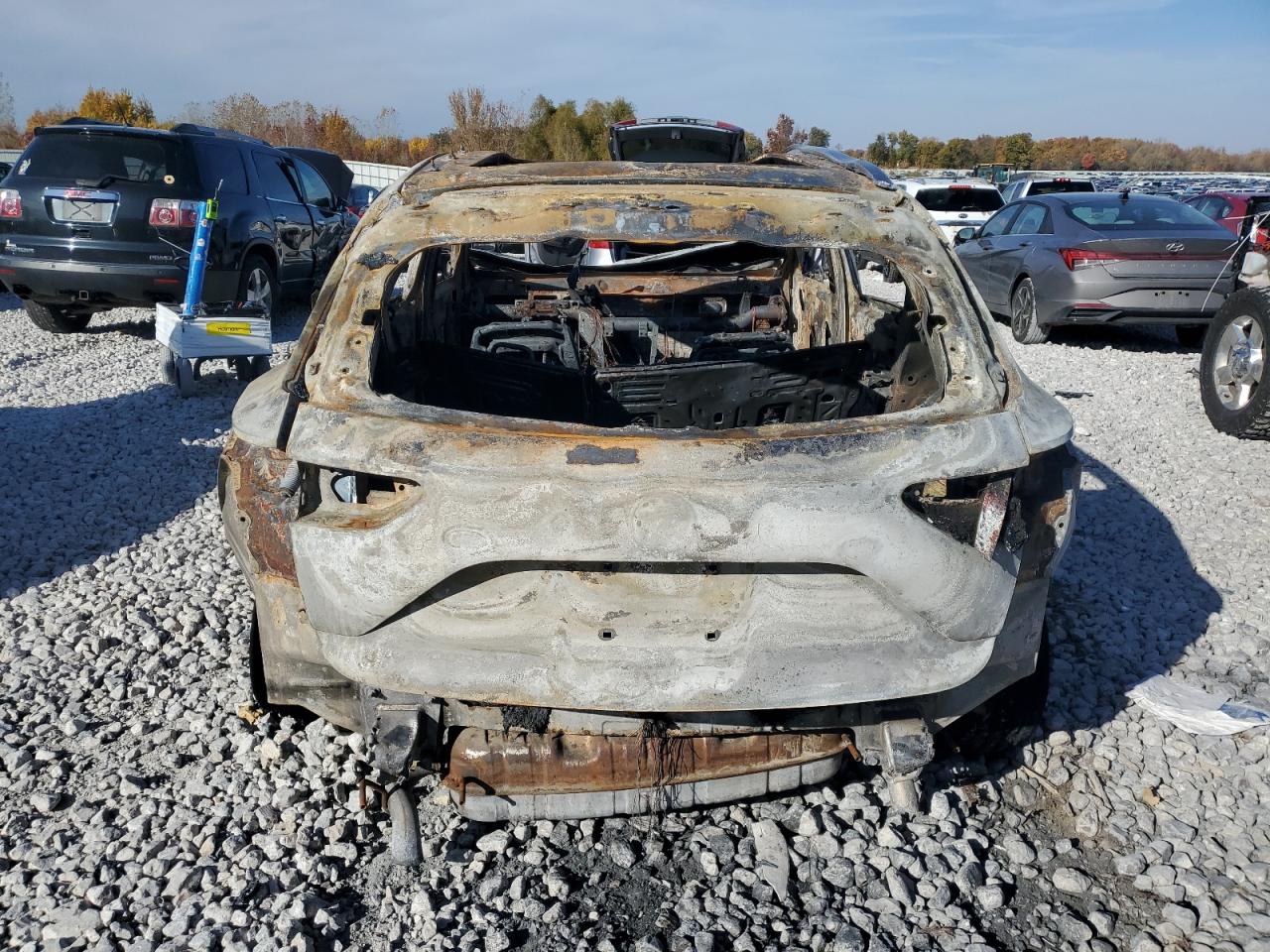 2021 Buick Envision VIN LRBFZPR45MD010874 Copart auction photo, burn damage thumbnail 6