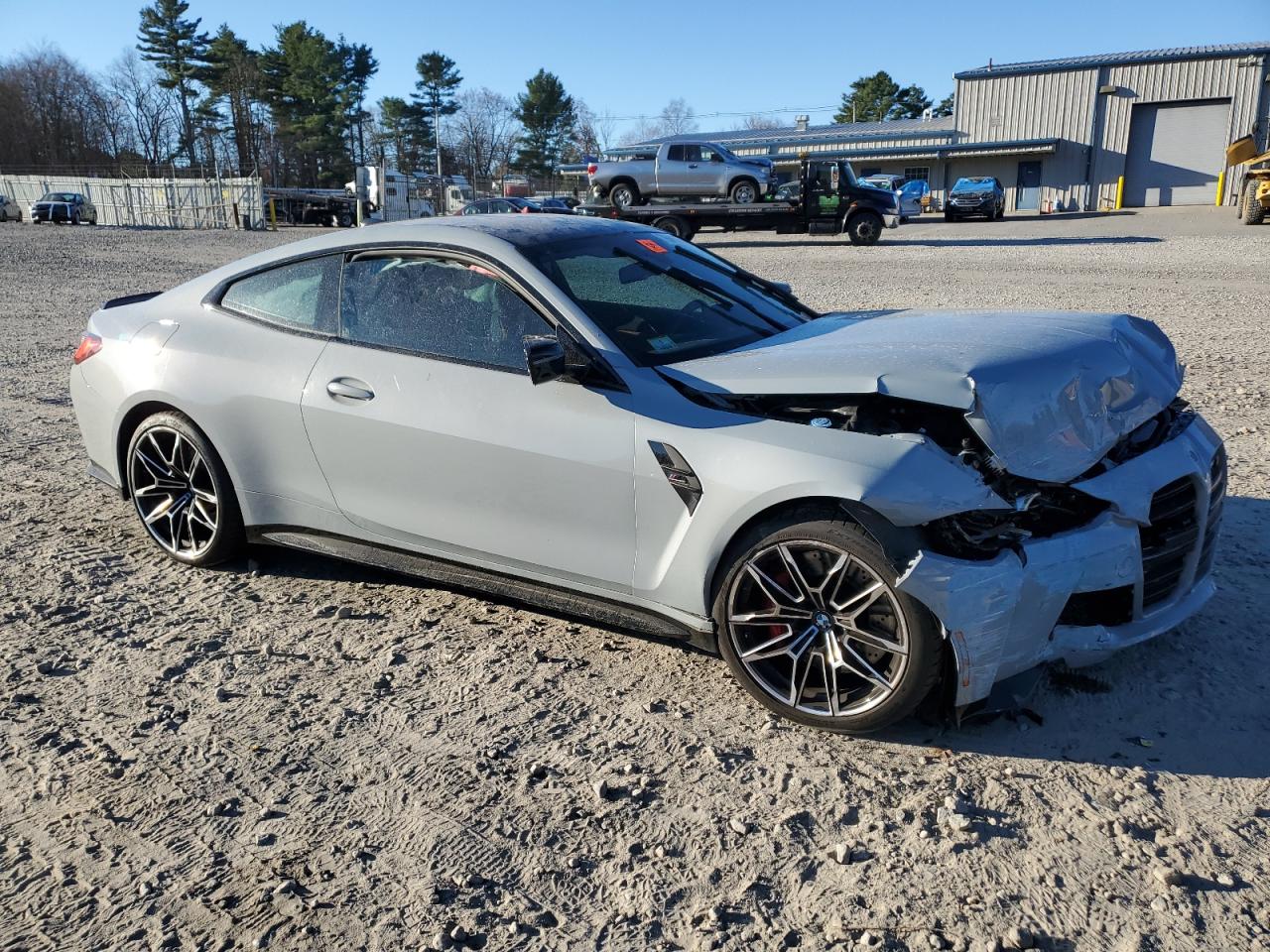 2022 BMW M4 VIN WBS43AZ04NCJ90806 Copart auction photo, front end damage thumbnail 4