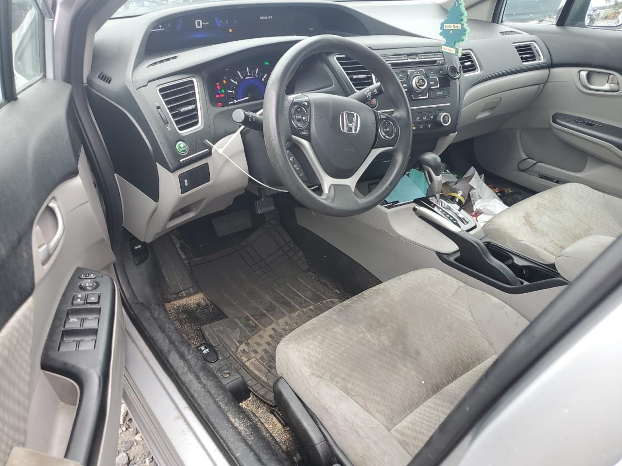 2015 Honda Civic VIN 2HGFB2F53FH541696 Copart auction photo, front end damage thumbnail 8