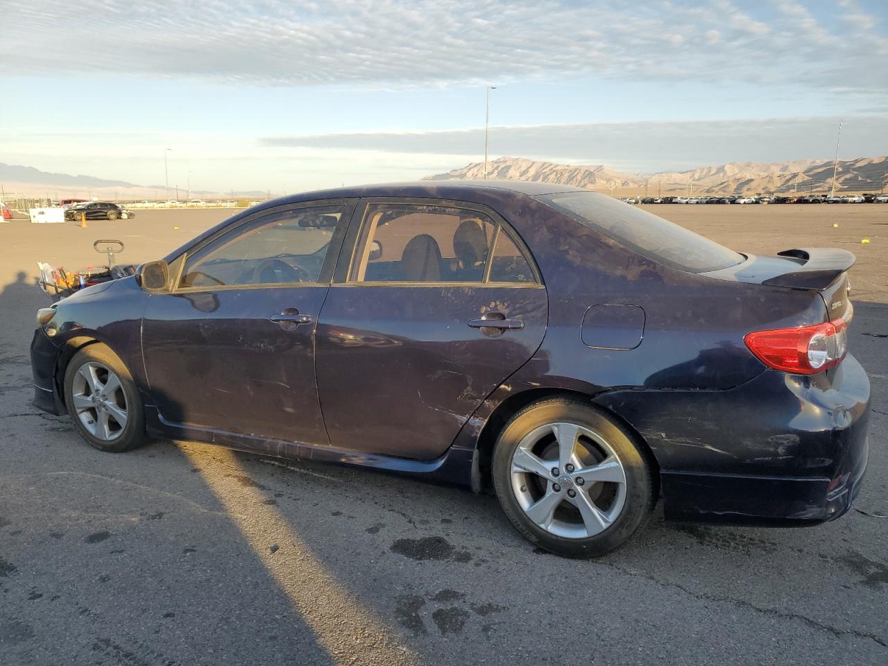 2011 Toyota Corolla VIN 2T1BU4EE2BC549975 Copart auction photo, rear end / side damage thumbnail 2