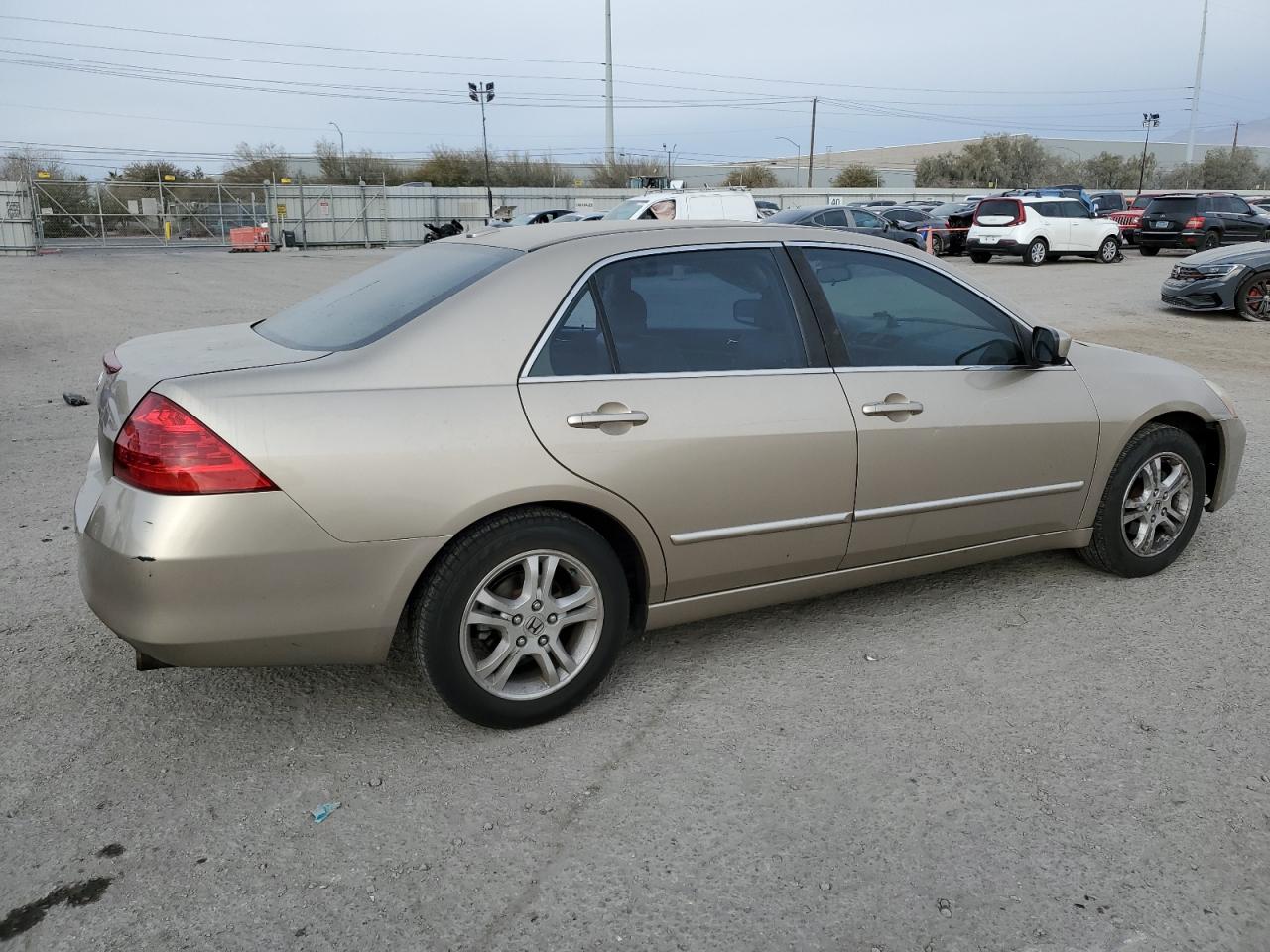 2007 Honda Accord VIN JHMCM56877C000550 Copart auction photo, side damage thumbnail 3