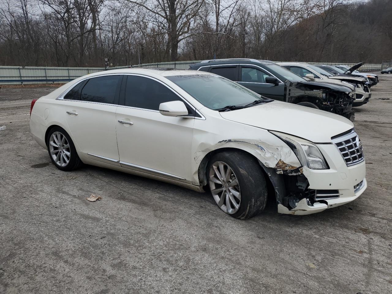 2013 Cadillac XTS VIN 2G61R5S34D9117805 Copart auction photo, front end / rear end damage thumbnail 4