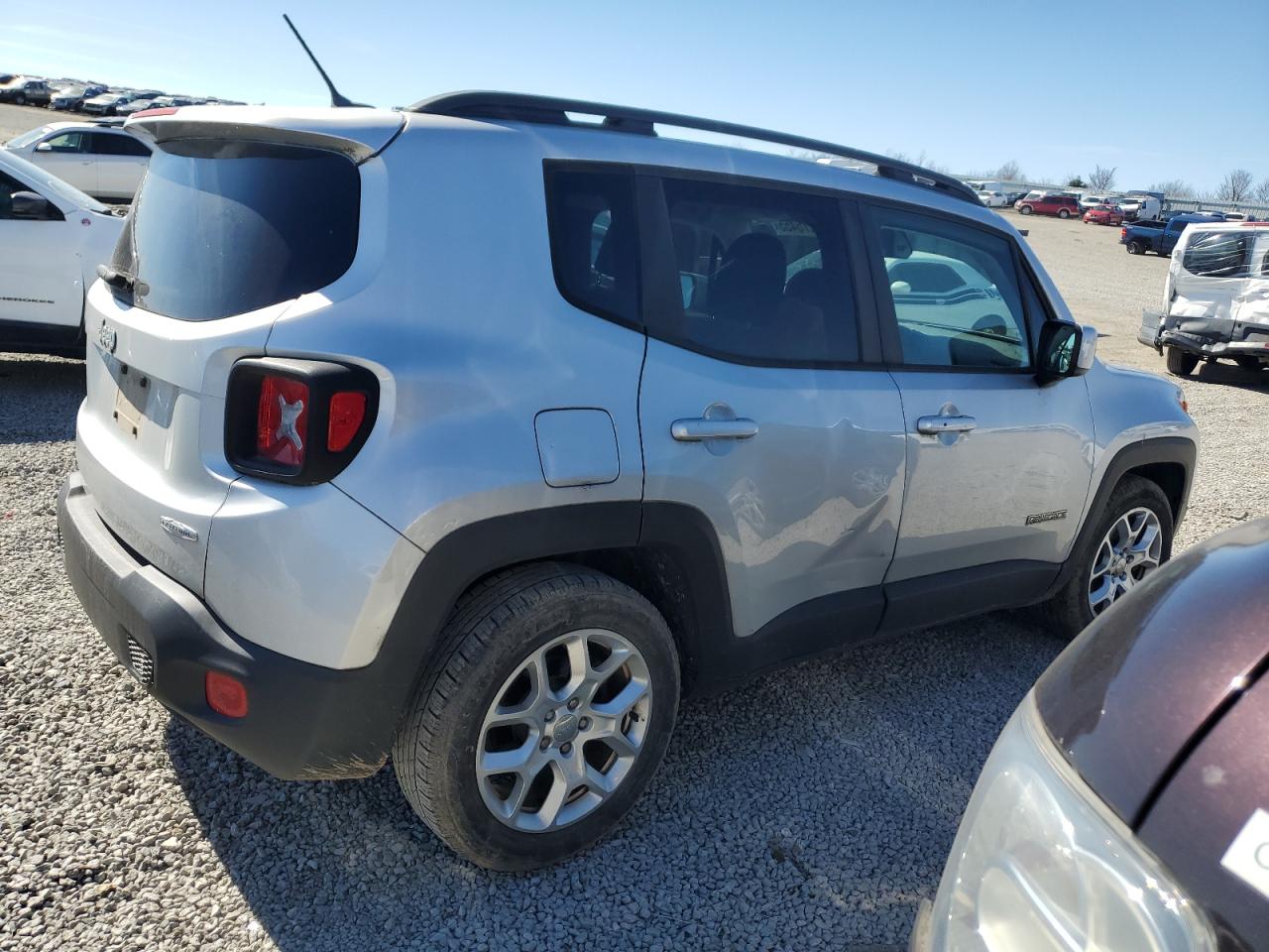 2017 Jeep Renegade VIN ZACCJABB2HPE81955 Copart auction photo, water/flood / side damage thumbnail 3