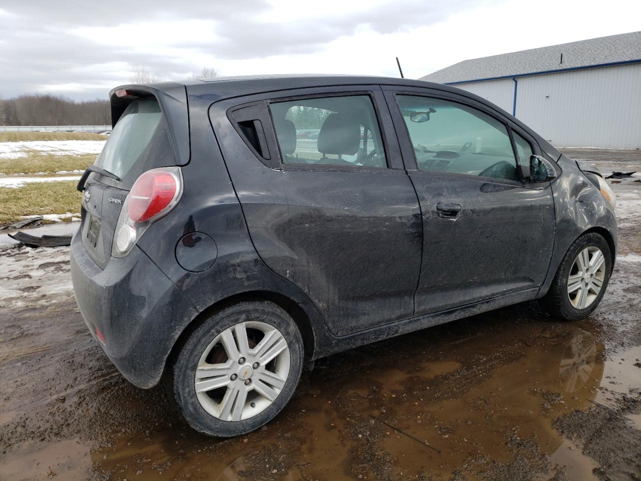 2014 Chevrolet Spark VIN KL8CB6S94EC421594 Copart auction photo, front end damage thumbnail 3