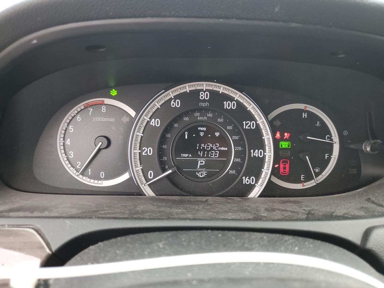 2017 Honda Accord VIN 1HGCR2F72HA052756 Copart auction photo, front end / side damage thumbnail 9