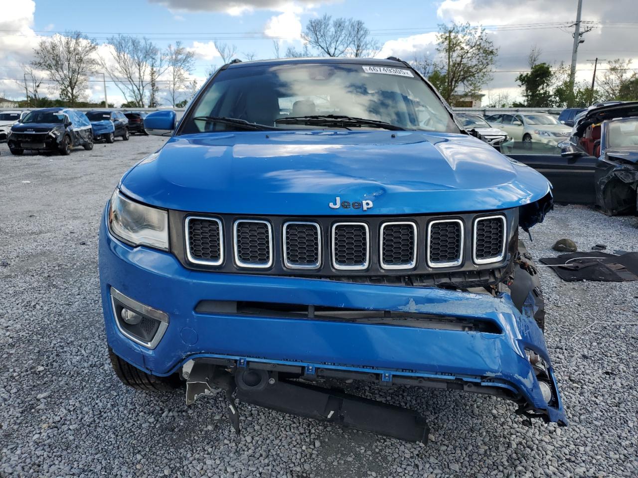2018 Jeep Compass VIN 3C4NJDCB2JT231946 Copart auction photo, all over damage thumbnail 5