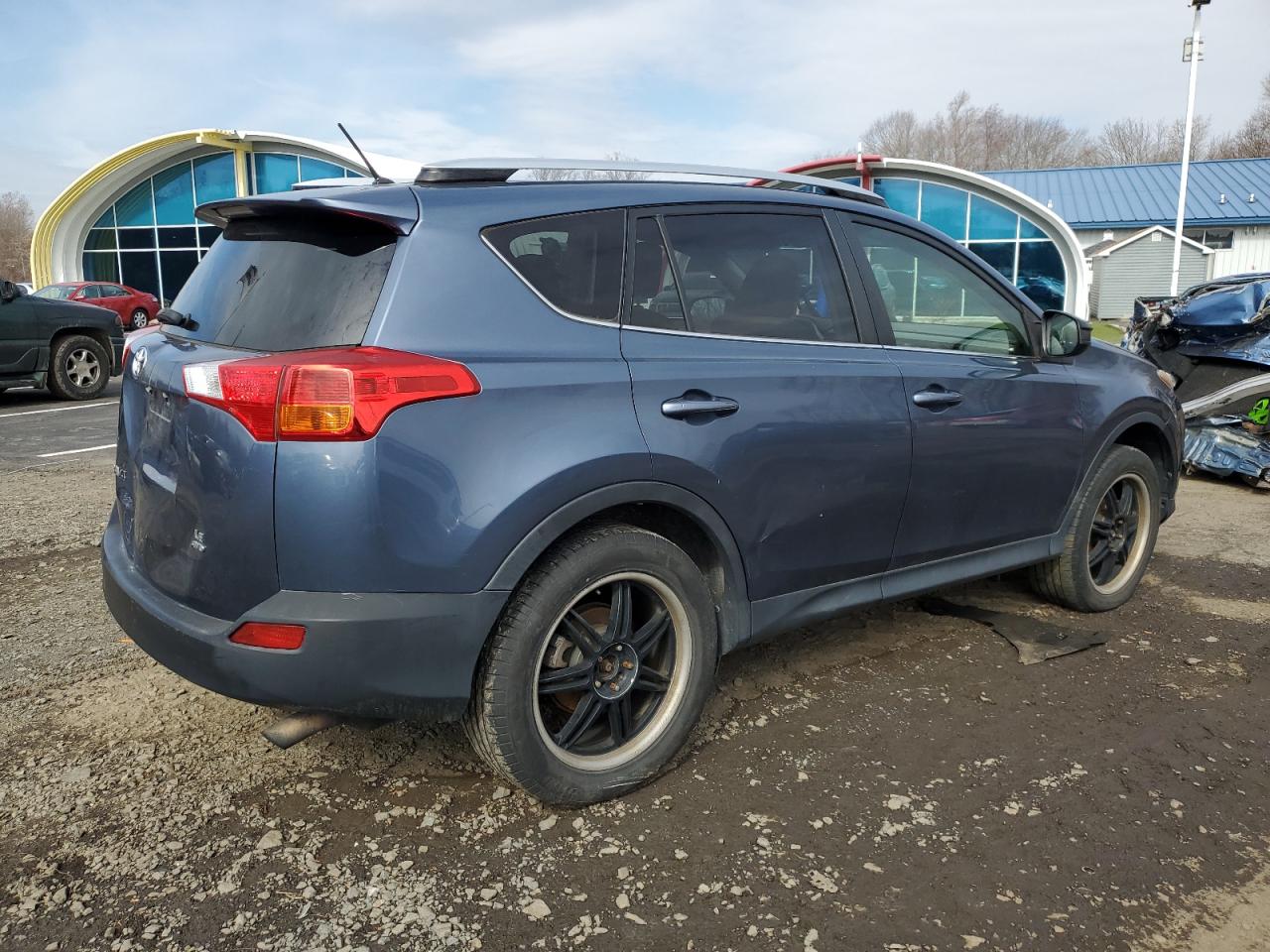 2014 Toyota RAV 4 VIN JTMBFREV0ED077550 Copart auction photo, rear end / minor dent/scratches damage thumbnail 3