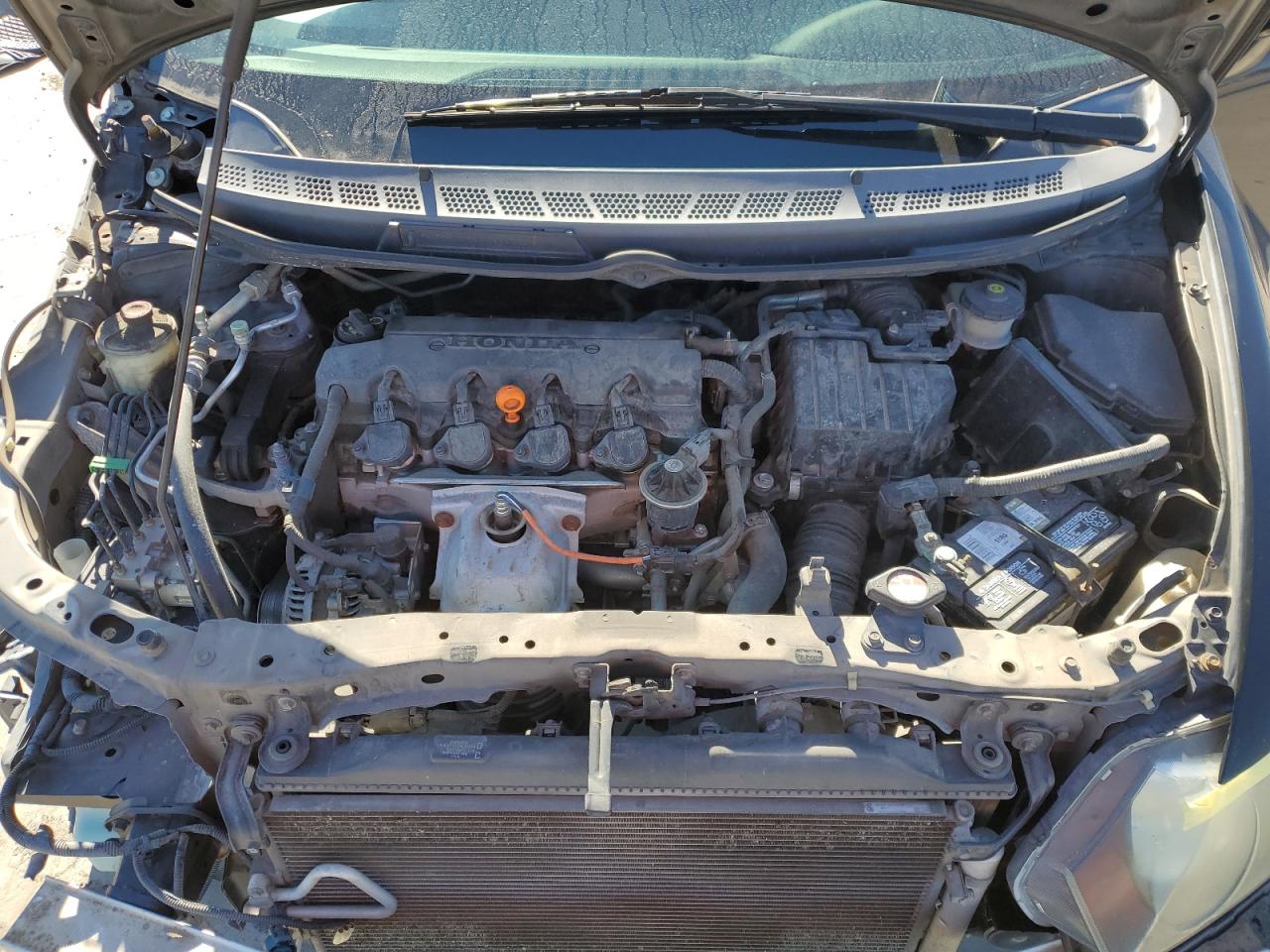 2008 Honda Civic VIN 1HGFA16598L032683 Copart auction photo, front end / minor dent/scratches damage thumbnail 11