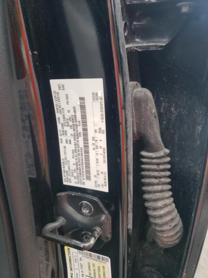2017 Ford F-150 VIN 1FTEW1EP8HKC90343 Copart auction photo, rear end damage thumbnail 13