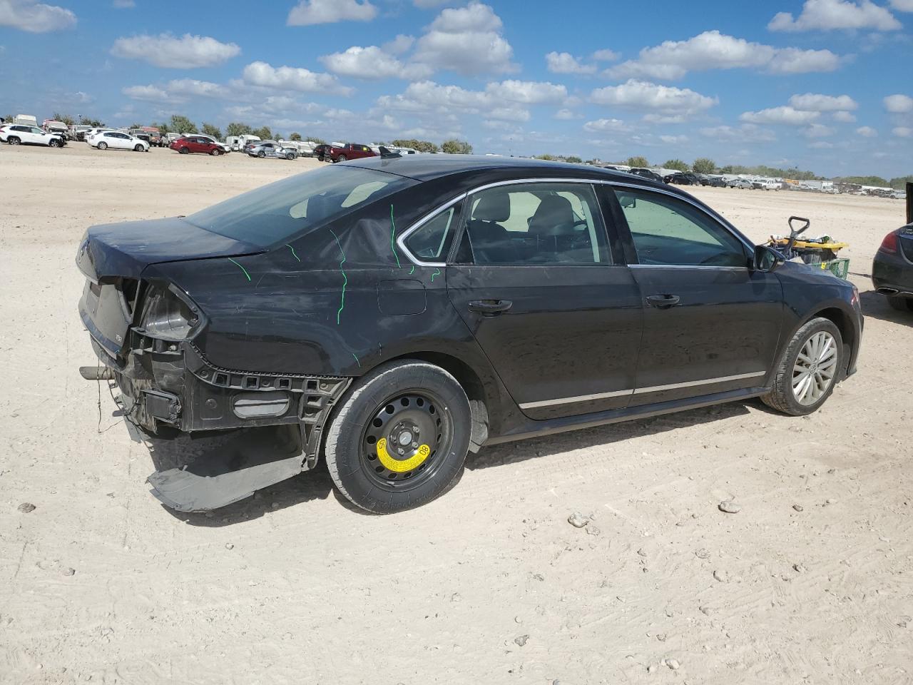 2017 Volkswagen Passat VIN 1VWBT7A34HC027517 Copart auction photo, rear end damage thumbnail 3