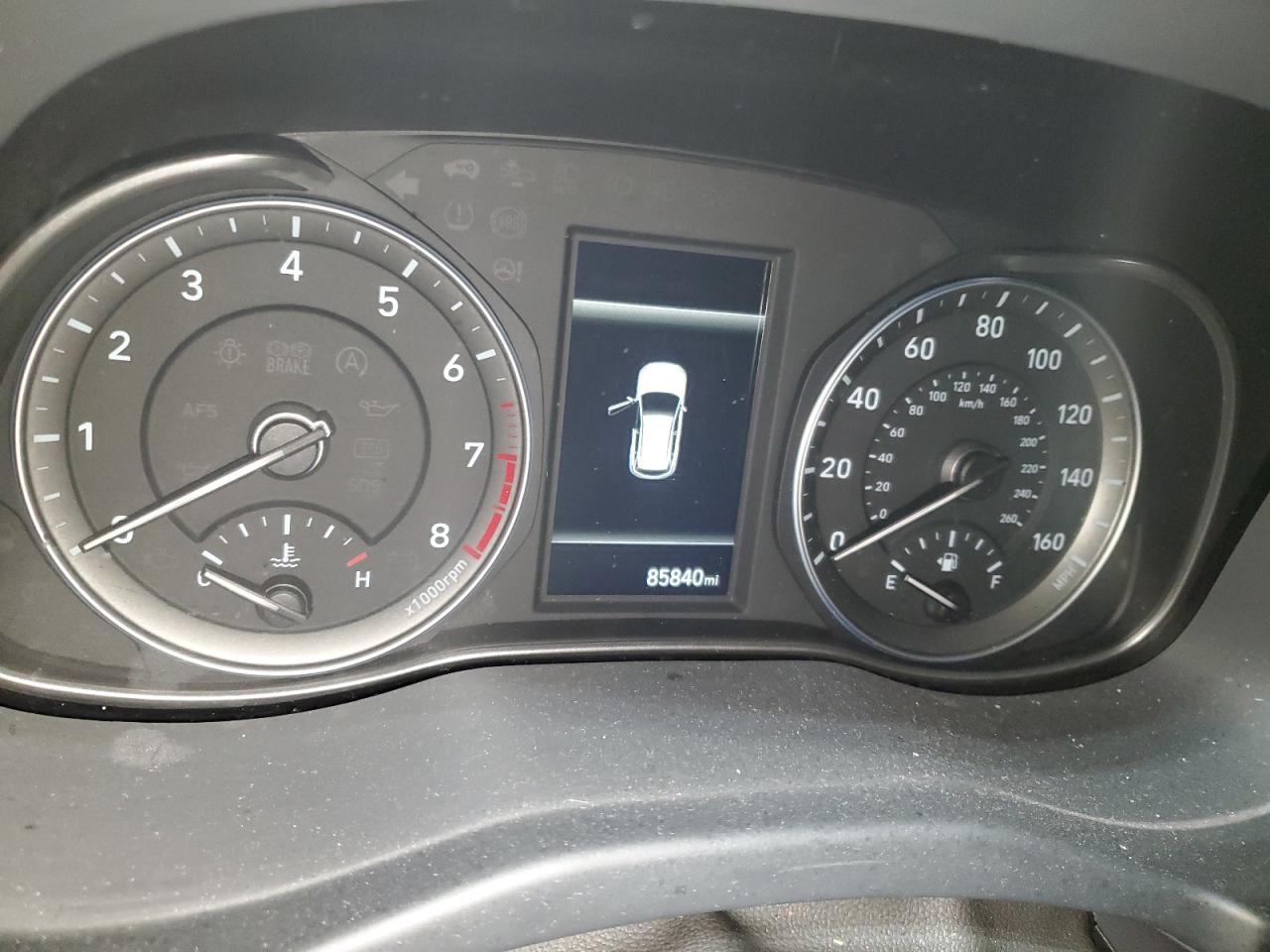 2022 Hyundai Kona VIN KM8K6CAB2NU840866 Copart auction photo, front end / rear end damage thumbnail 9