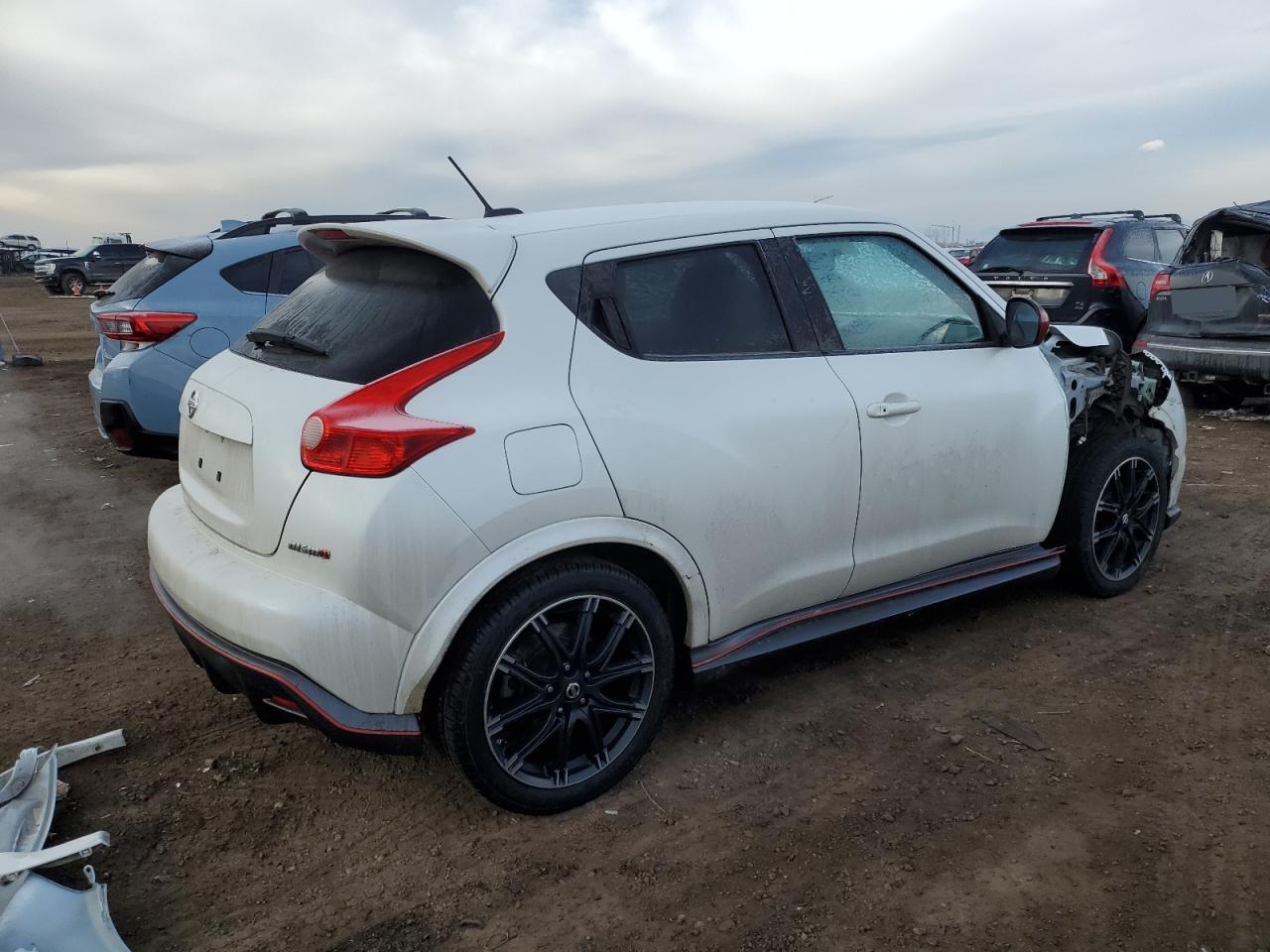 2014 Nissan Juke VIN JN8AF5MV7ET365954 Copart auction photo, front end damage thumbnail 3