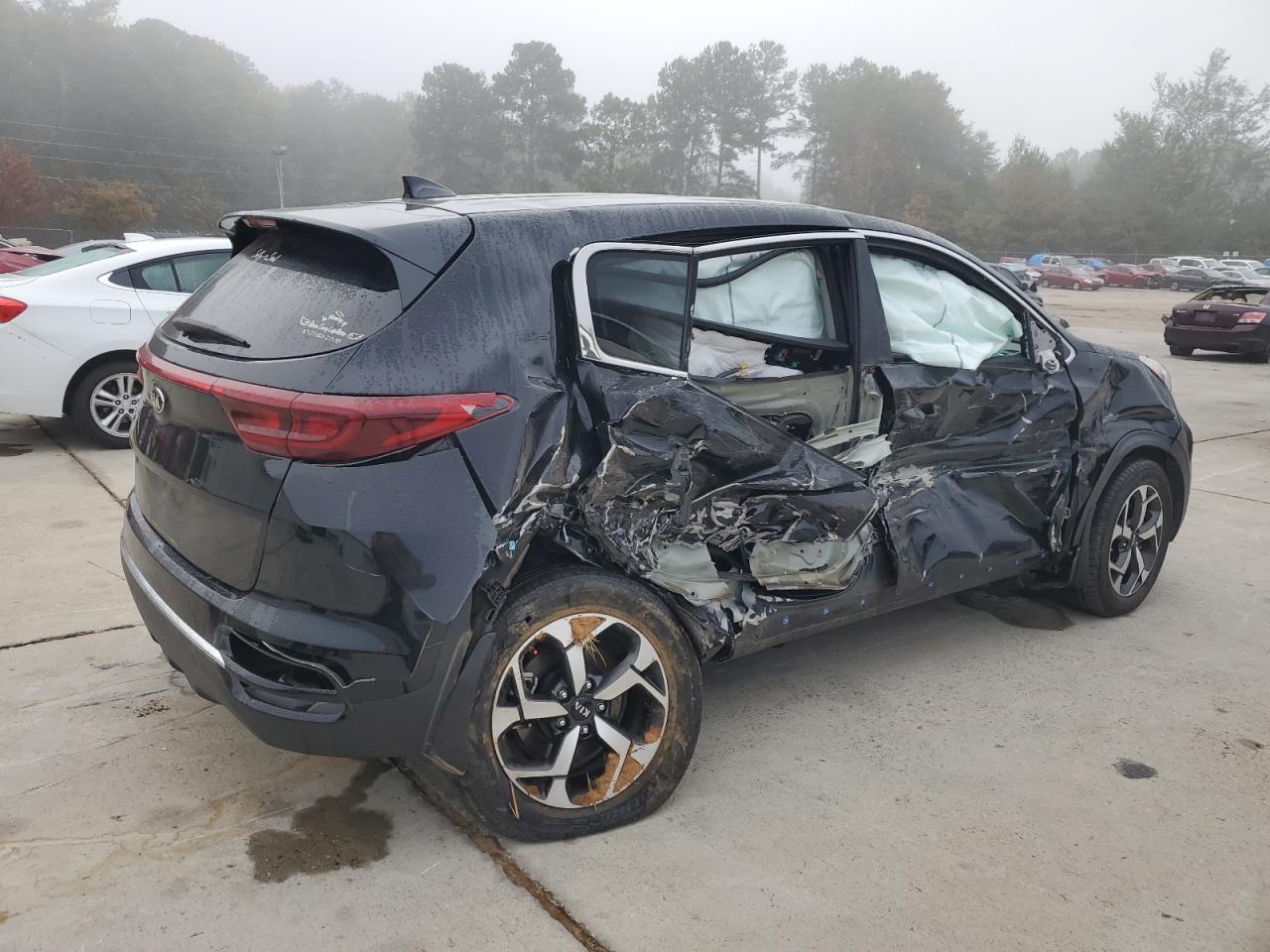 2022 KIA Sportage VIN KNDPM3AC7N7949475 Copart auction photo, all over damage thumbnail 3