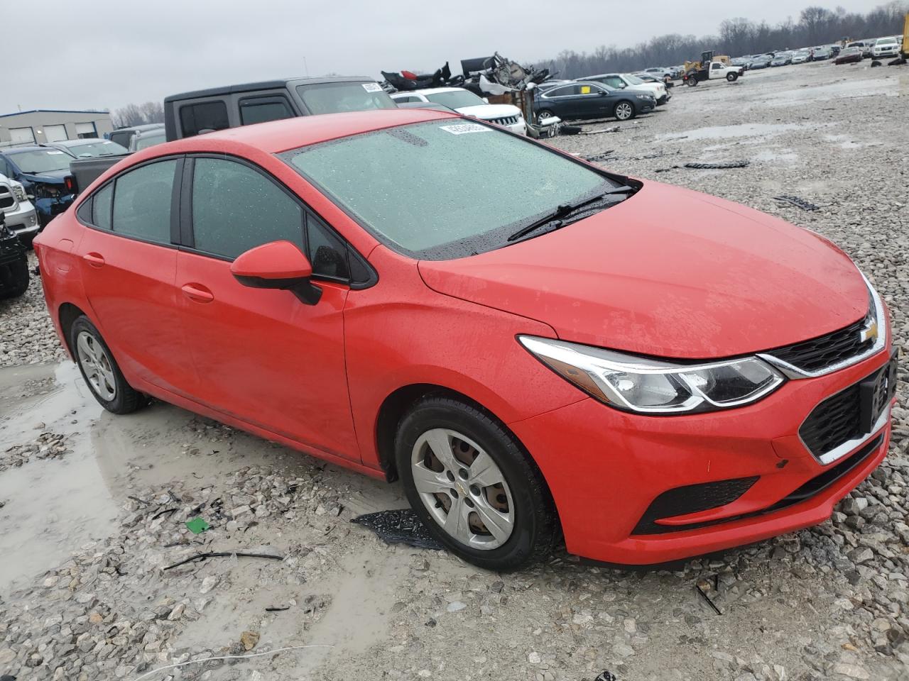 2018 Chevrolet Cruze VIN 1G1BC5SM7J7156048 Copart auction photo, side damage thumbnail 4
