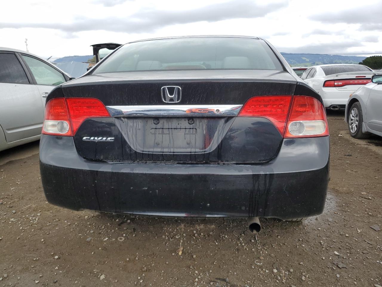 2009 Honda Civic VIN 19XFA16549E038805 Copart auction photo, mechanical damage thumbnail 6