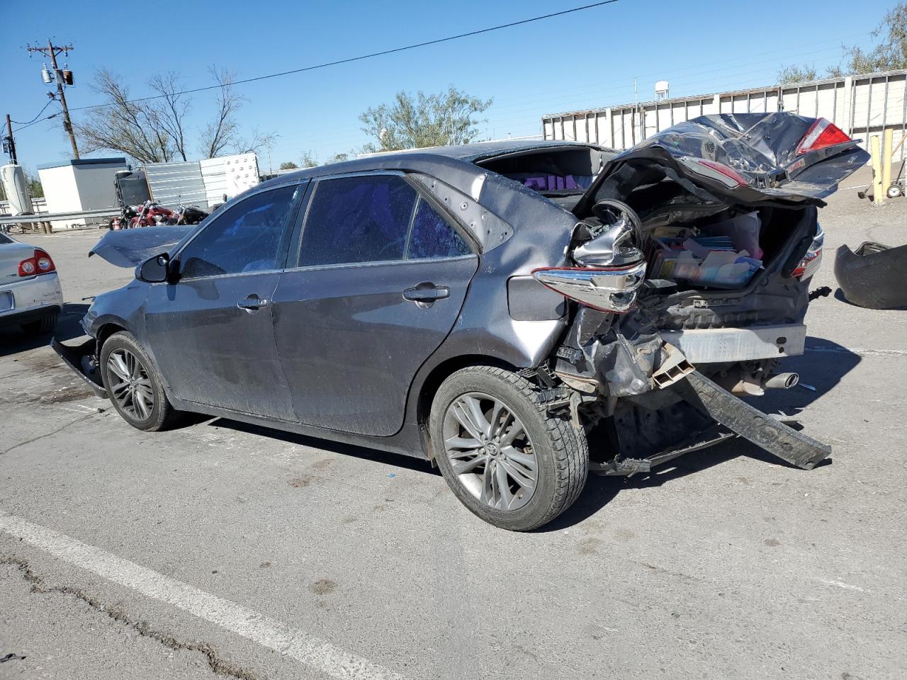 2015 Toyota Camry VIN 4T1BF1FK8FU905170 Copart auction photo, rear end / front end damage thumbnail 2