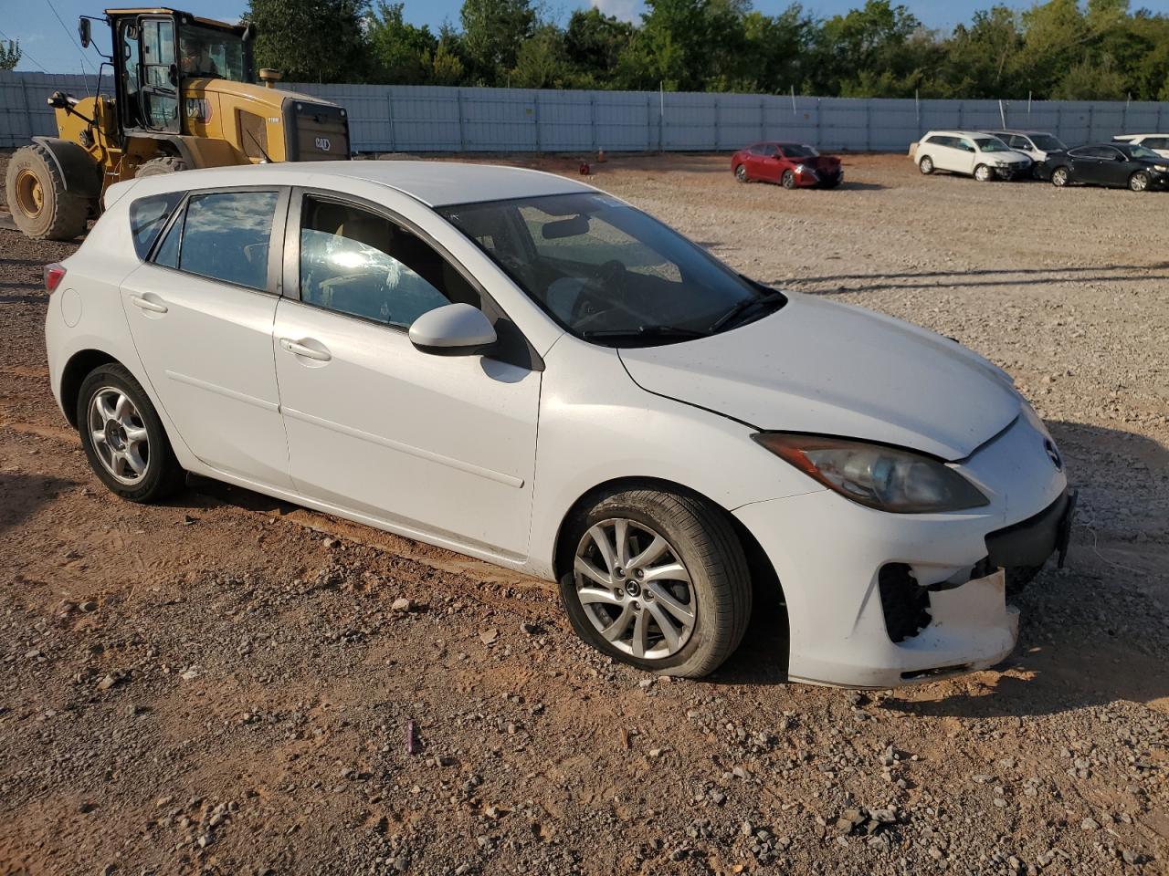 2013 Mazda 3 VIN JM1BL1L75D1817138 Copart auction photo, front end / side damage thumbnail 4