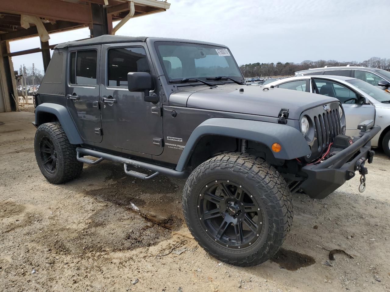 2018 Jeep Wrangler VIN 1C4BJWDG6JL865670 Copart auction photo, side / undercarriage damage thumbnail 4