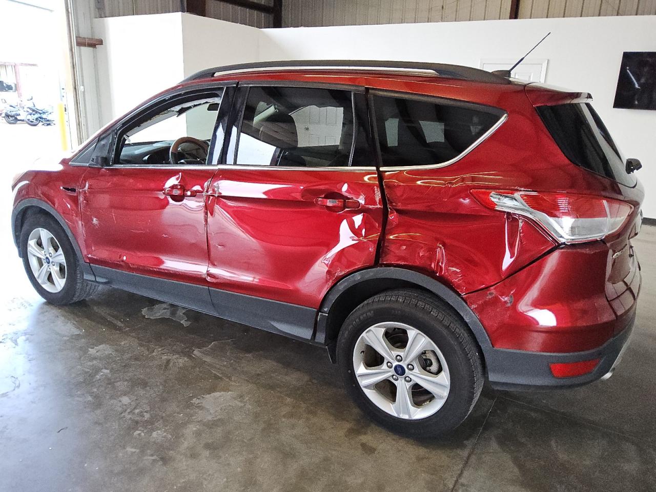 2014 Ford Escape VIN 1FMCU0GX3EUC51501 Copart auction photo, side damage thumbnail 2