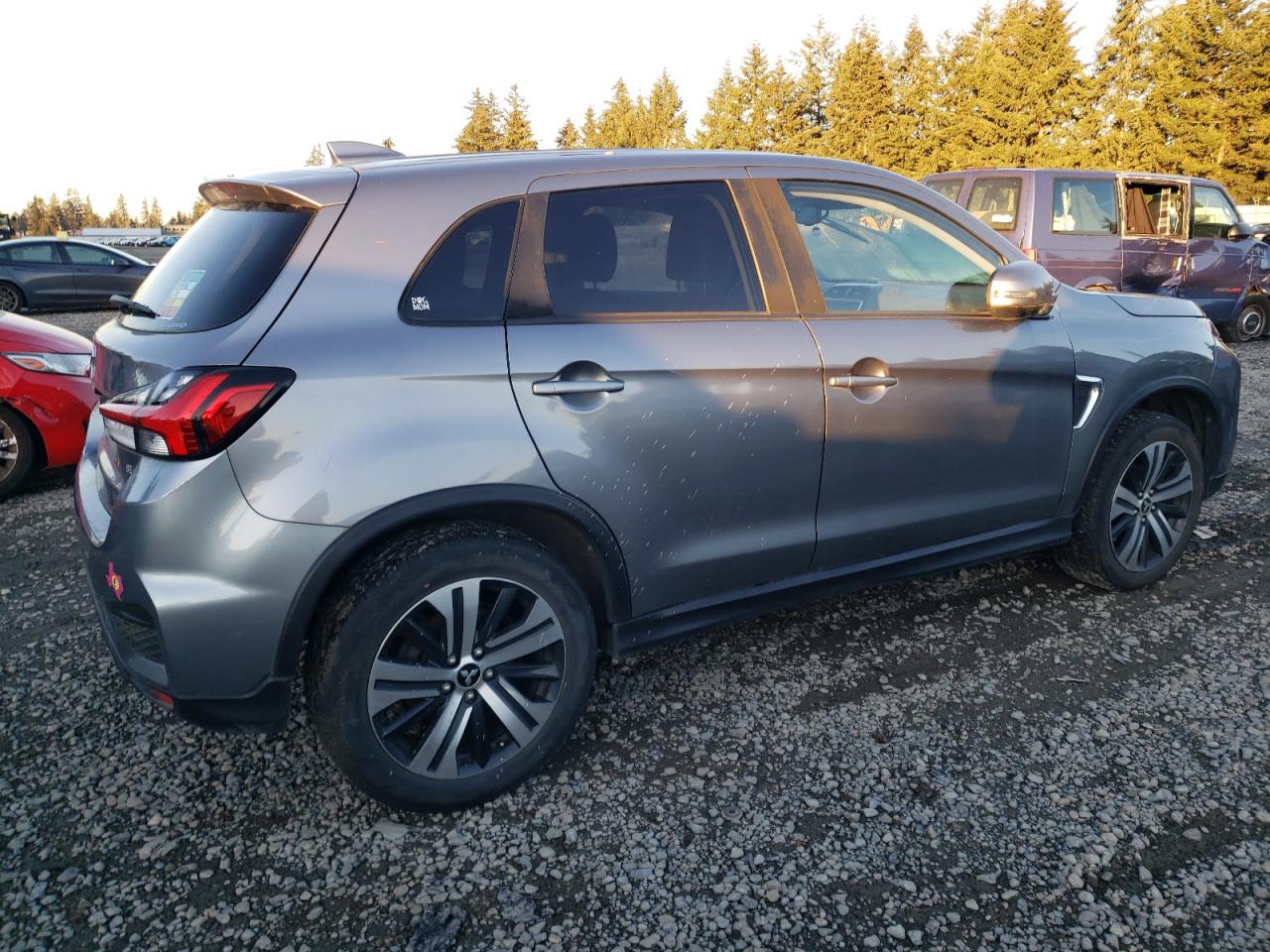 2020 Mitsubishi Outlander VIN JA4AR3AU2LU024224 Copart auction photo, mechanical damage thumbnail 3