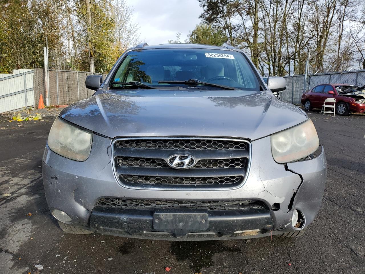 2007 Hyundai Santa Fe VIN 5NMSH73E07H042597 Copart auction photo, front end damage thumbnail 5