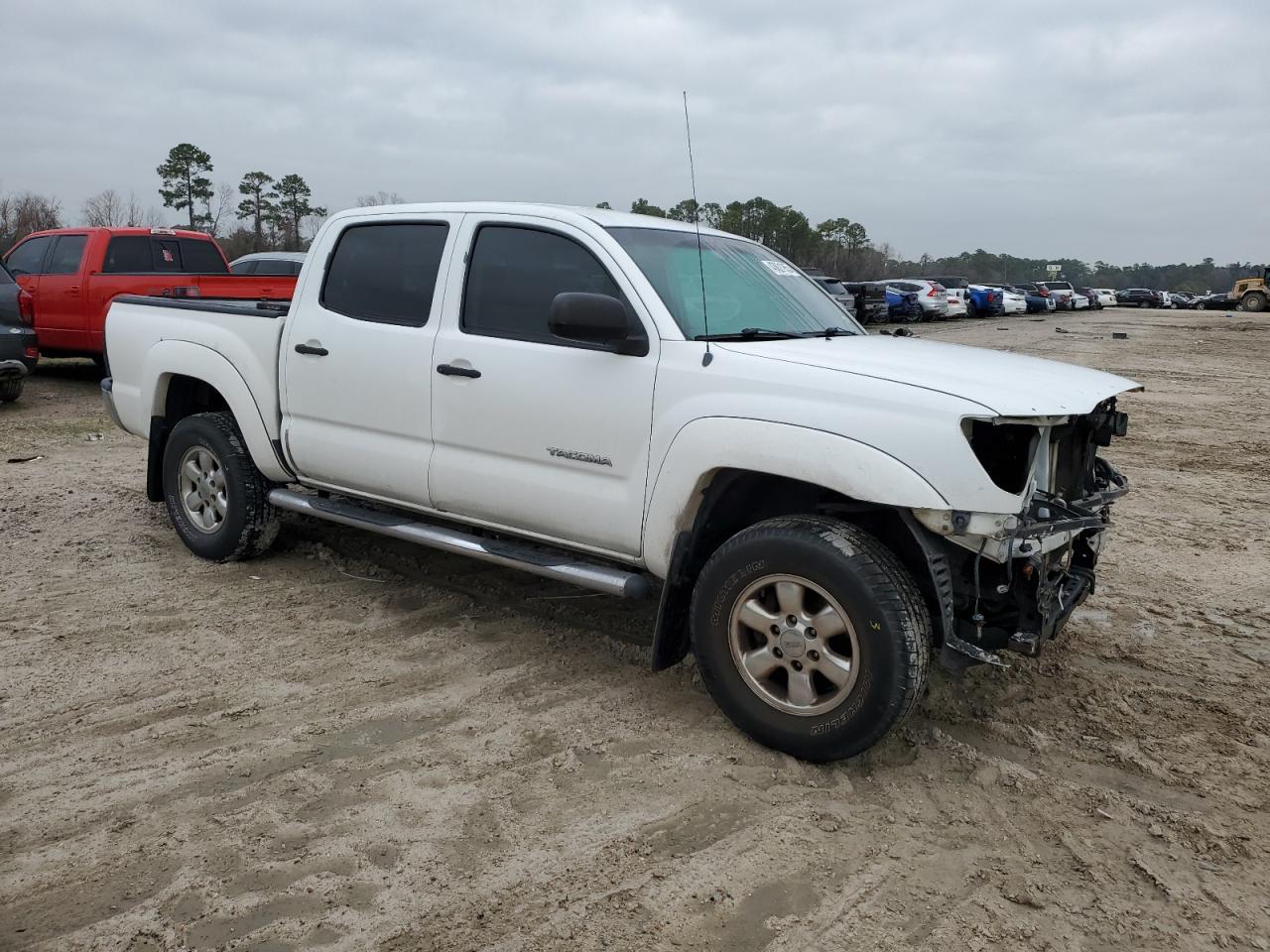 2008 Toyota Tacoma VIN 3TMJU62N68M059714 Copart auction photo, front end damage thumbnail 4