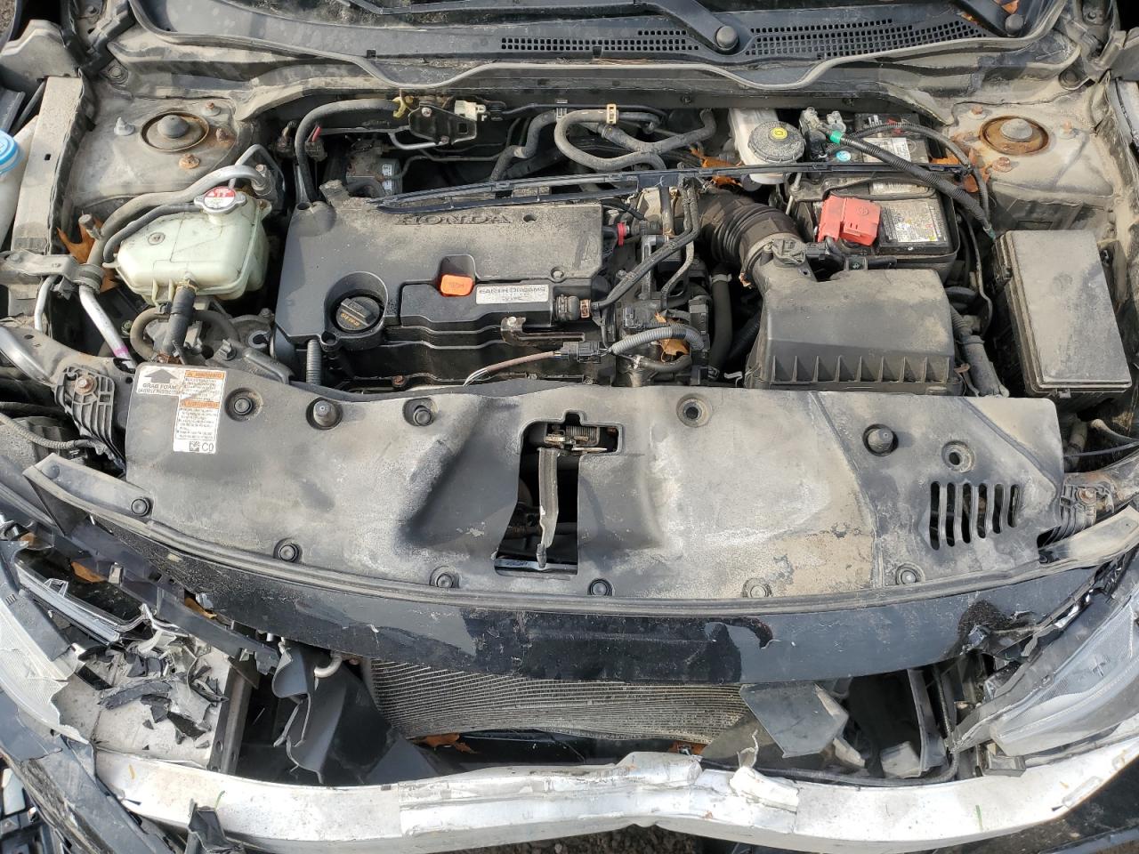 2017 Honda Civic VIN 2HGFC2F59HH037895 Copart auction photo, front end damage thumbnail 11