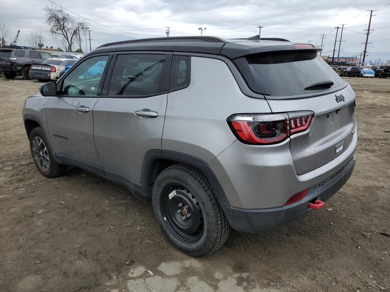 2020 Jeep Compass VIN 3C4NJDDBXLT123821 Copart auction photo, front end damage thumbnail 2