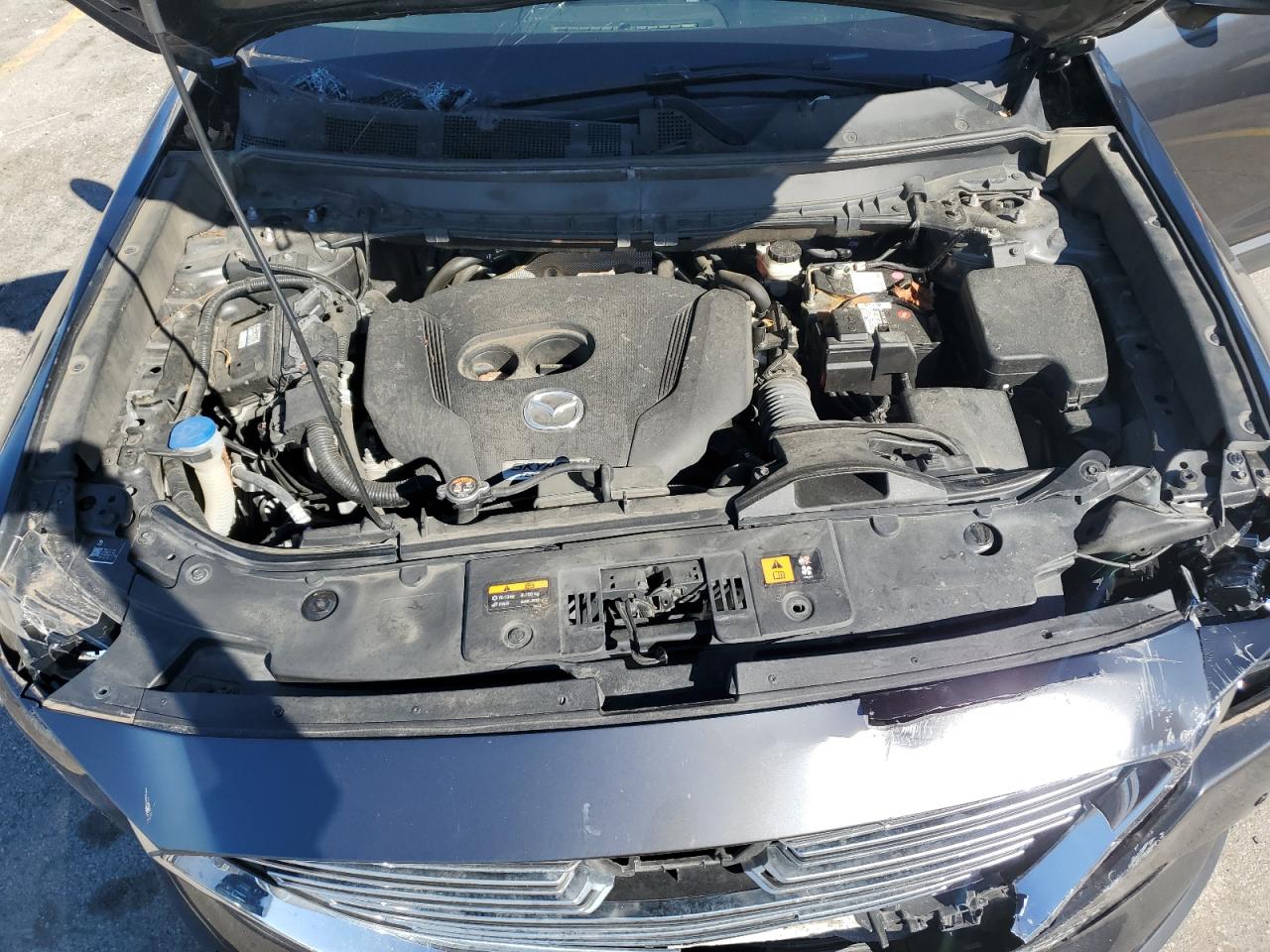 2018 Mazda CX-9 VIN JM3TCACY2J0205131 Copart auction photo, front end / top/roof damage thumbnail 13