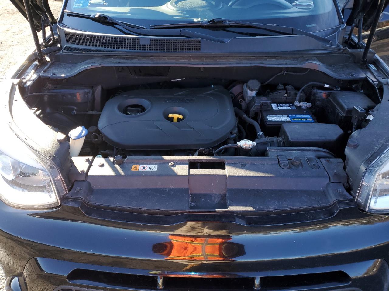 2015 KIA Soul VIN KNDJP3A5XF7160706 Copart auction photo, side / front end damage thumbnail 12