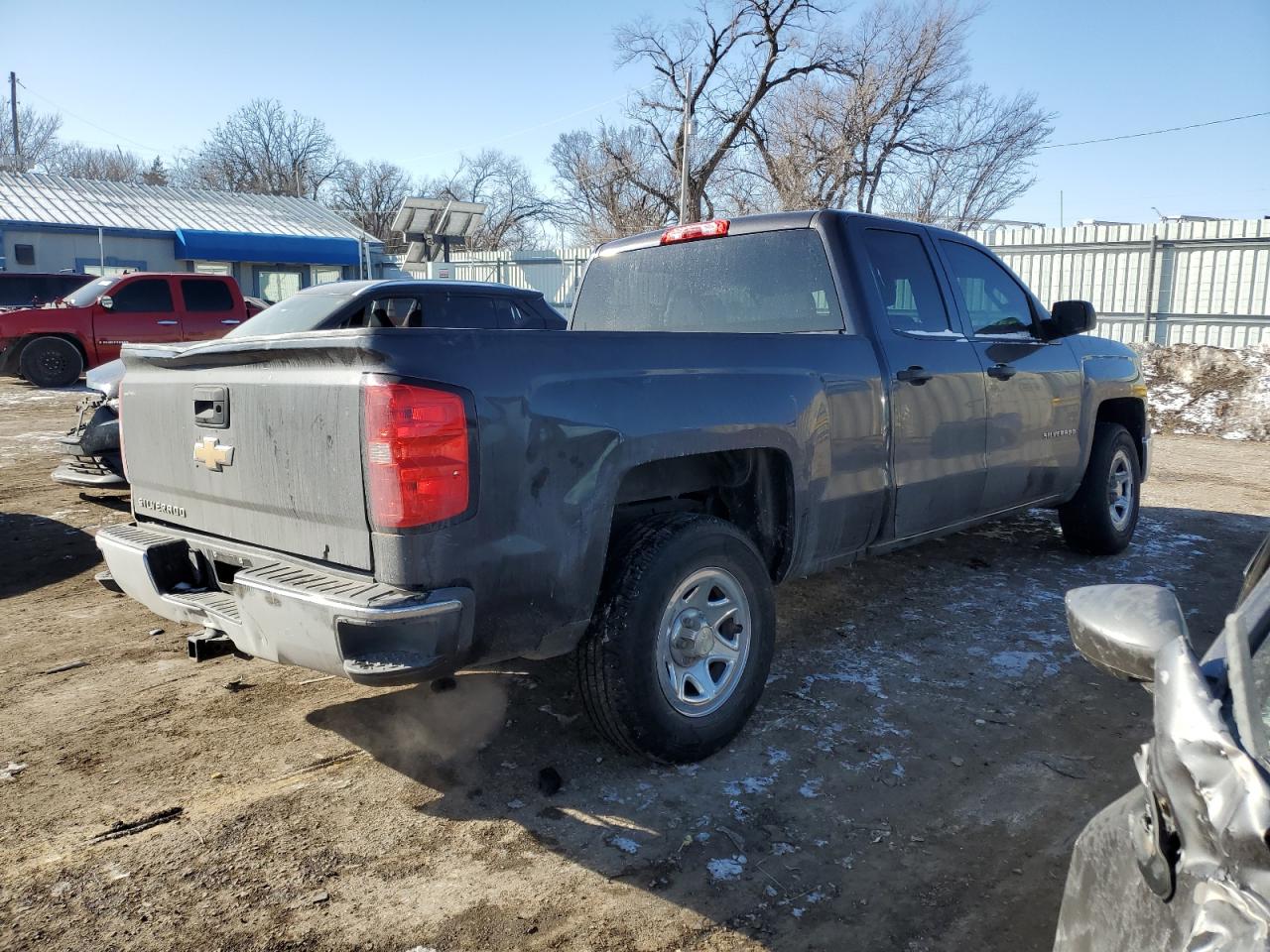 2015 Chevrolet Silverado VIN 1GCRCPEH2FZ168815 Copart auction photo, side / front end damage thumbnail 3