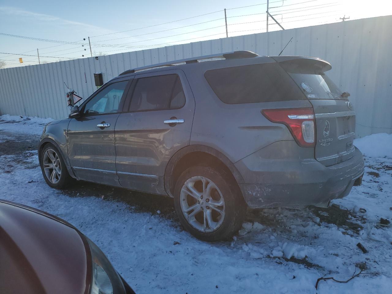2013 Ford Explorer VIN 1FM5K8F88DGC23066 Copart auction photo, front end / side damage thumbnail 2
