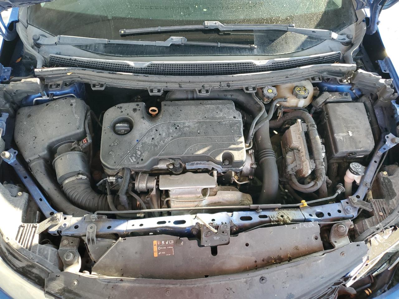2017 Chevrolet Cruze VIN 3G1BE5SM6HS565745 Copart auction photo, front end / side damage thumbnail 11