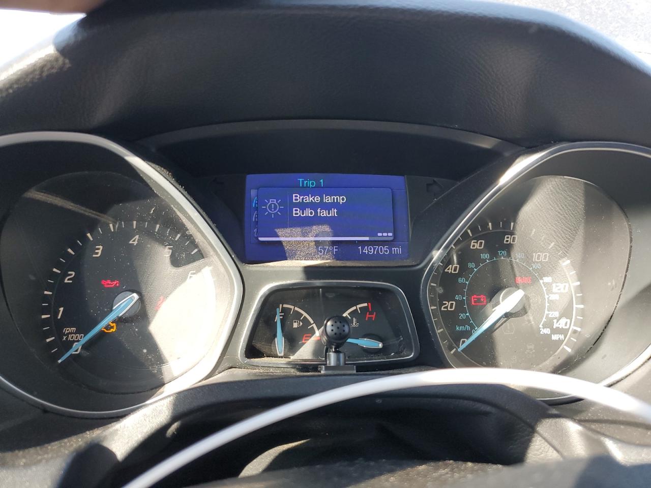 2013 Ford Focus VIN 1FADP3K25DL187033 Copart auction photo, front end / minor dent/scratches damage thumbnail 9