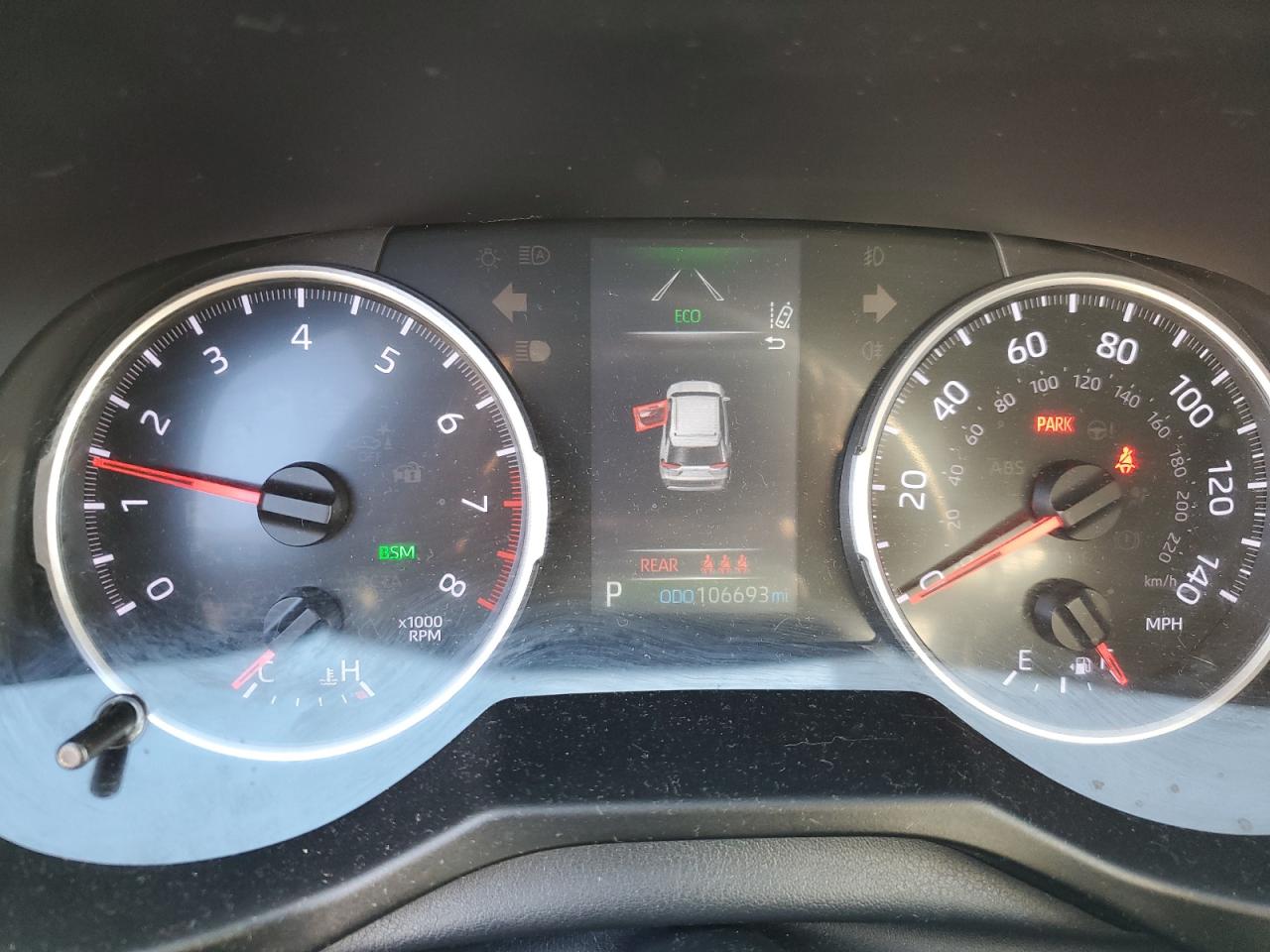 2020 Toyota RAV 4 VIN 2T3P1RFV9LC100649 Copart auction photo, rear end damage thumbnail 9