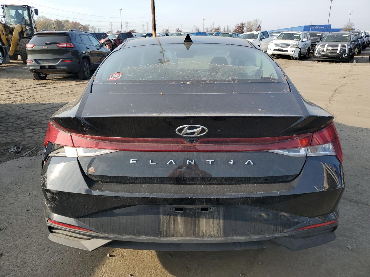 2021 Hyundai Elantra VIN 5NPLM4AG6MH020220 Copart auction photo, side / all over damage thumbnail 6