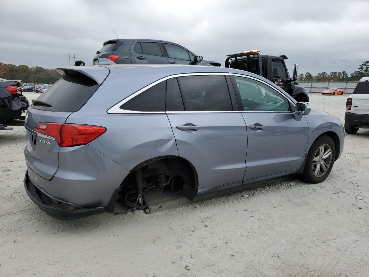 2014 Acura RDX VIN 5J8TB3H51EL003165 Copart auction photo, rear end damage thumbnail 3