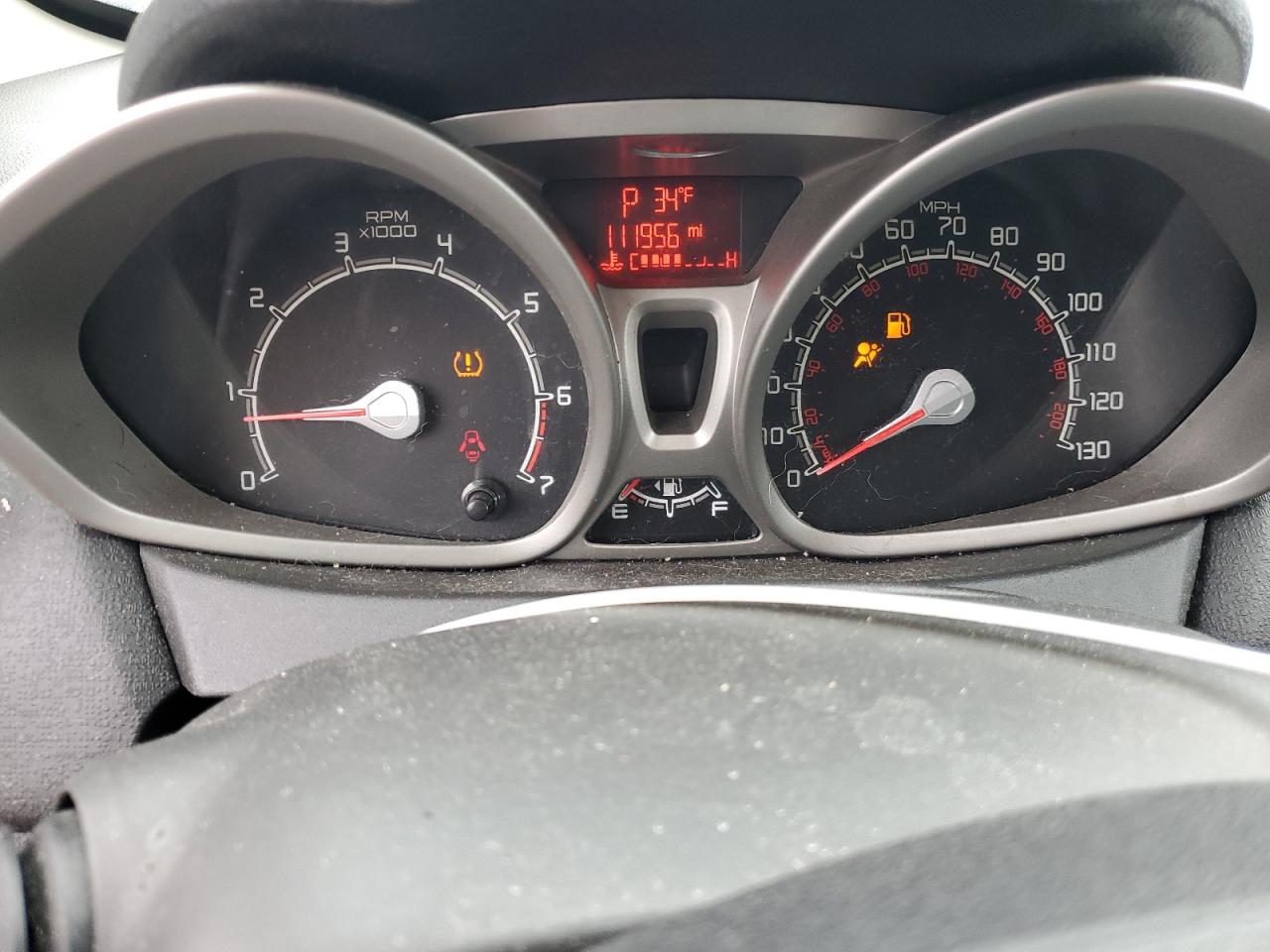 2013 Ford Fiesta VIN 3FADP4BJ1DM219407 Copart auction photo, front end damage thumbnail 9