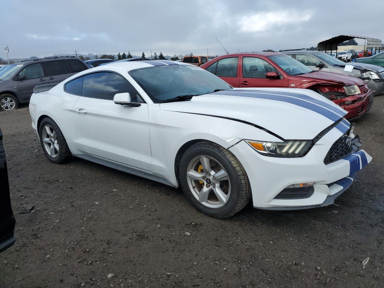 2016 Ford Mustang VIN 1FA6P8AM9G5230872 Copart auction photo, front end damage thumbnail 4