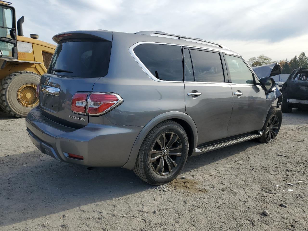 2020 Nissan Armada VIN JN8AY2NE2L9782769 Copart auction photo, front end damage thumbnail 3