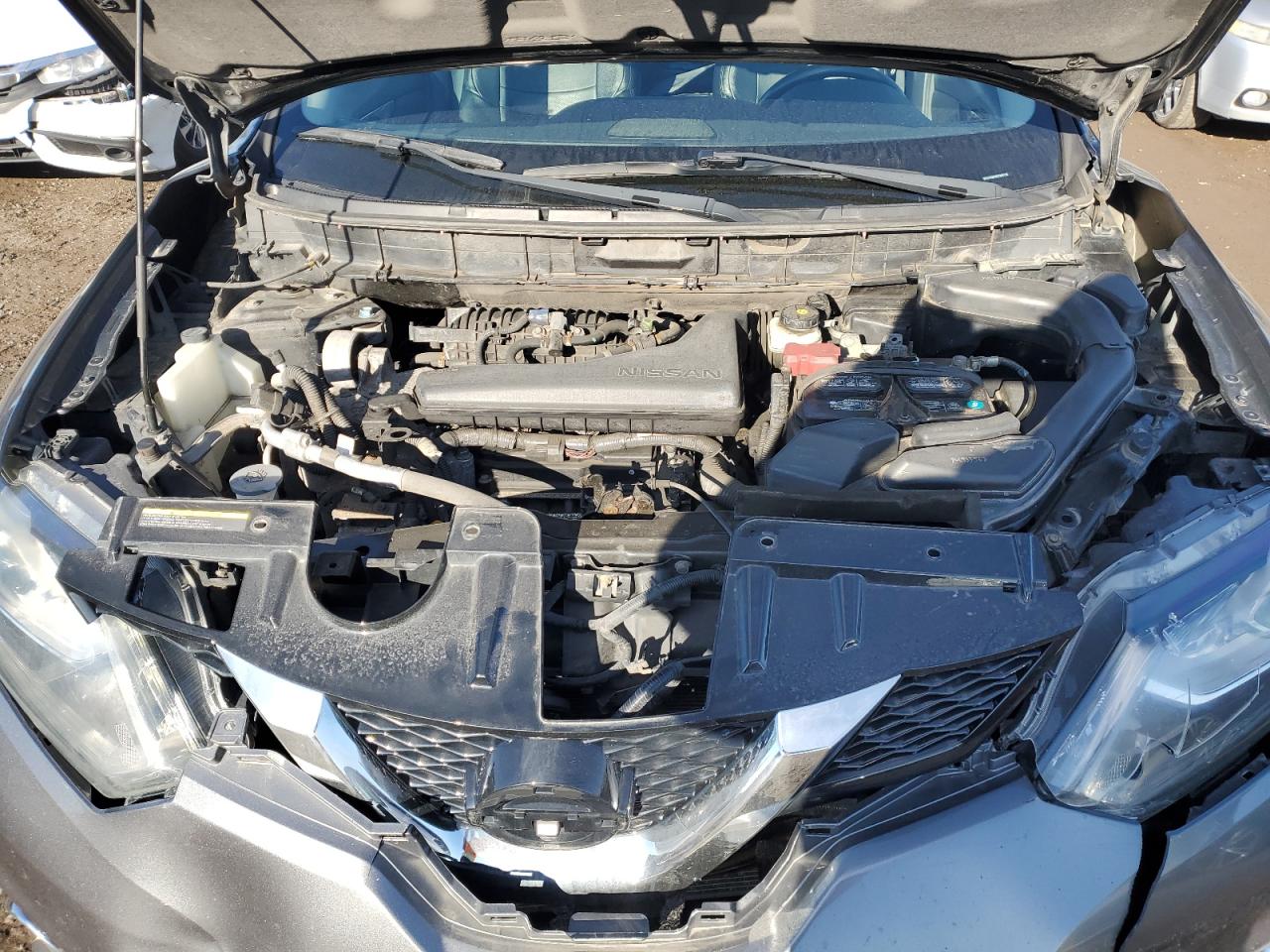 2016 Nissan Rogue VIN 5N1AT2MV5GC845136 Copart auction photo, front end / rear end damage thumbnail 11