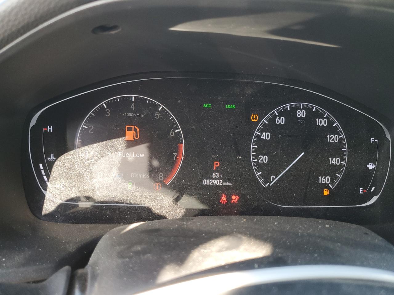 2020 Honda Accord VIN 1HGCV1F33LA018675 Copart auction photo, side damage thumbnail 9